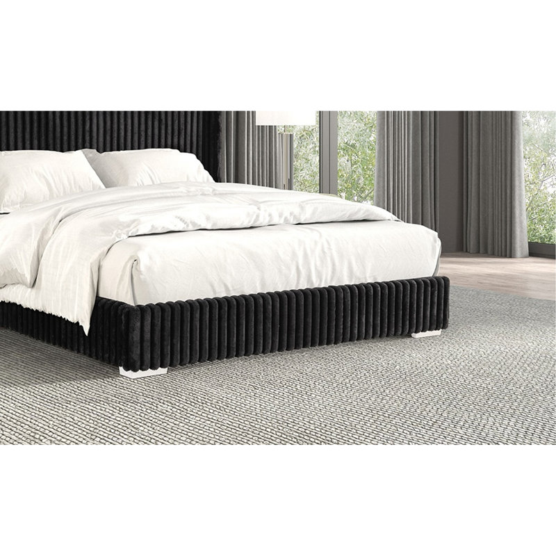 Tissu de chambre à coucher 1 pièce, Noir, Très grand