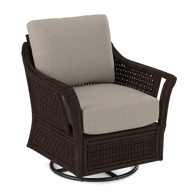 Fauteuil pivotant large de 32 po Boca, Java, Tissu beige performant - 0851-73
