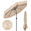 Cesur 3M Garden Parasol Sun Shade Canopy Patio Outdoor Umbrella Crank Tilt UPF 30+-2002380077