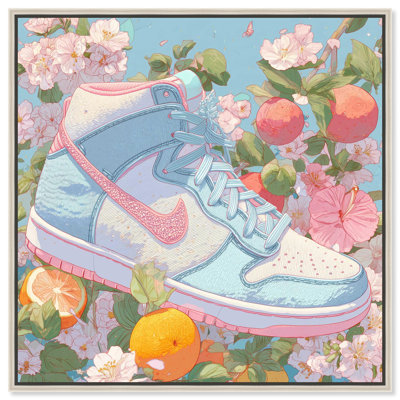 Sneaker Lost II Fashion Art Canvas Print by Art Remedy