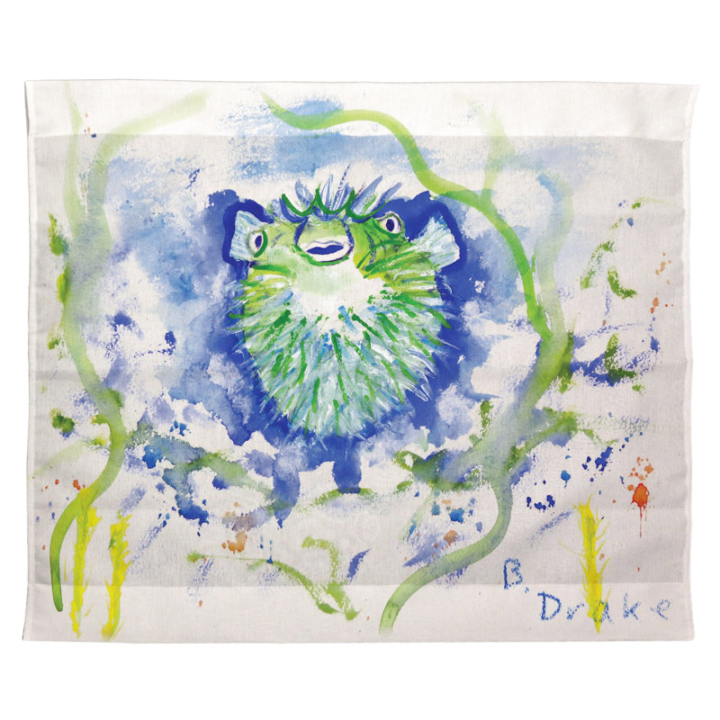 Spiney Puffer Polyester Wall Hanging