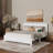 Pinewood Bed With Strengthened Bed Frame Built-In LED Lights And USB Charging Station-1496060854-1496060852
