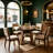 Extendable Round Dining Table with Hidden Storage and Decorative Woven Details