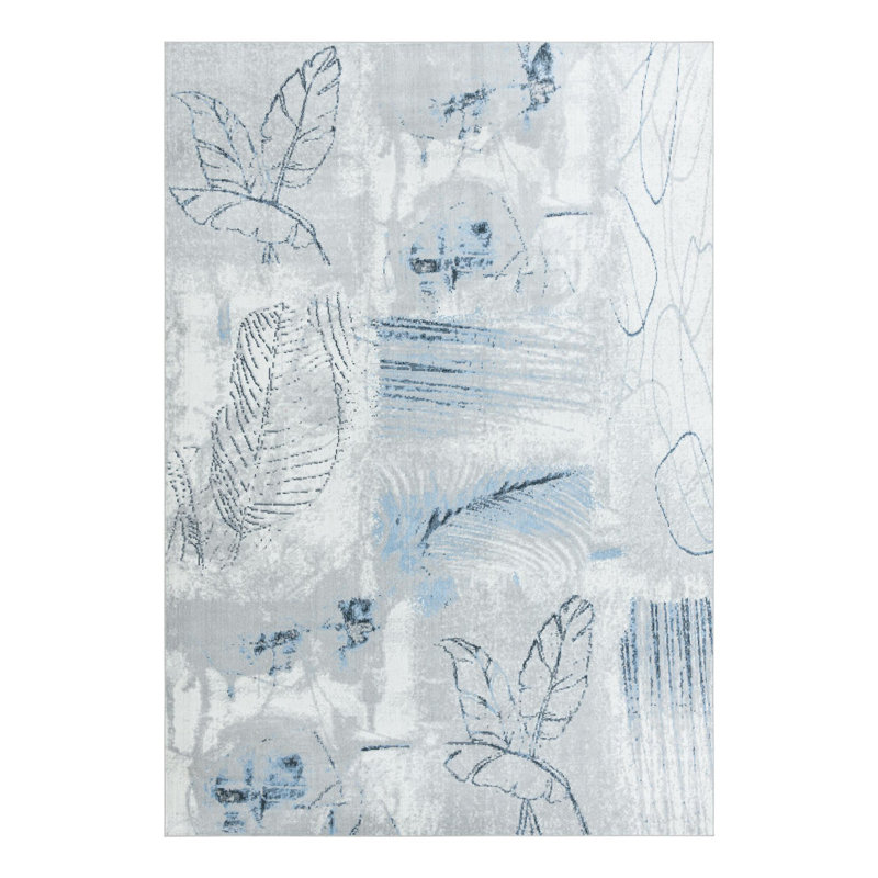 Lamm Floral Indoor Rug, Rectangle 10' x 14'1"