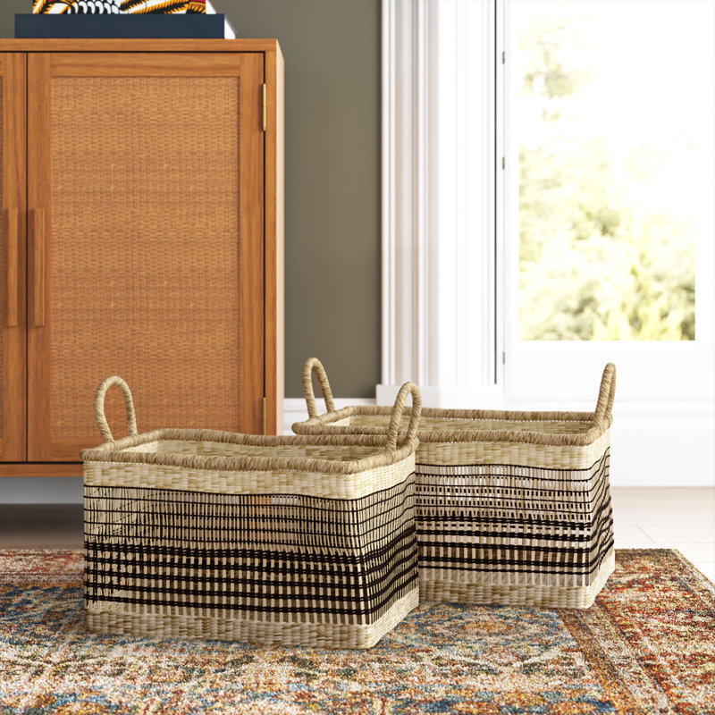Joss & Main Yoxall Seagrass Decorative Basket