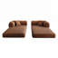 Canapé à compression, canapé-lit à plancher convertible avec dossier coussiné, canapé-lit futon confortable, tissu en velours côtelé pour le salon et la chambre à coucher-248947607