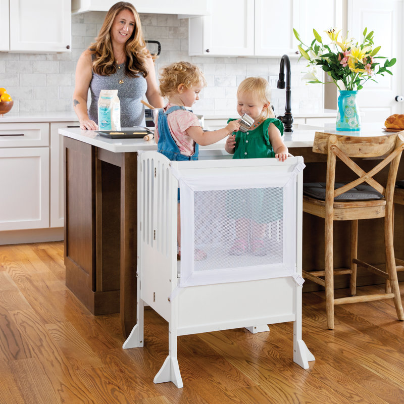 Contemporary Kitchen Helper Double Foldable Step Stool