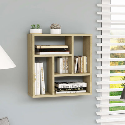 Wall Shelf 45.1x16x45.1 cm Engineered Wood