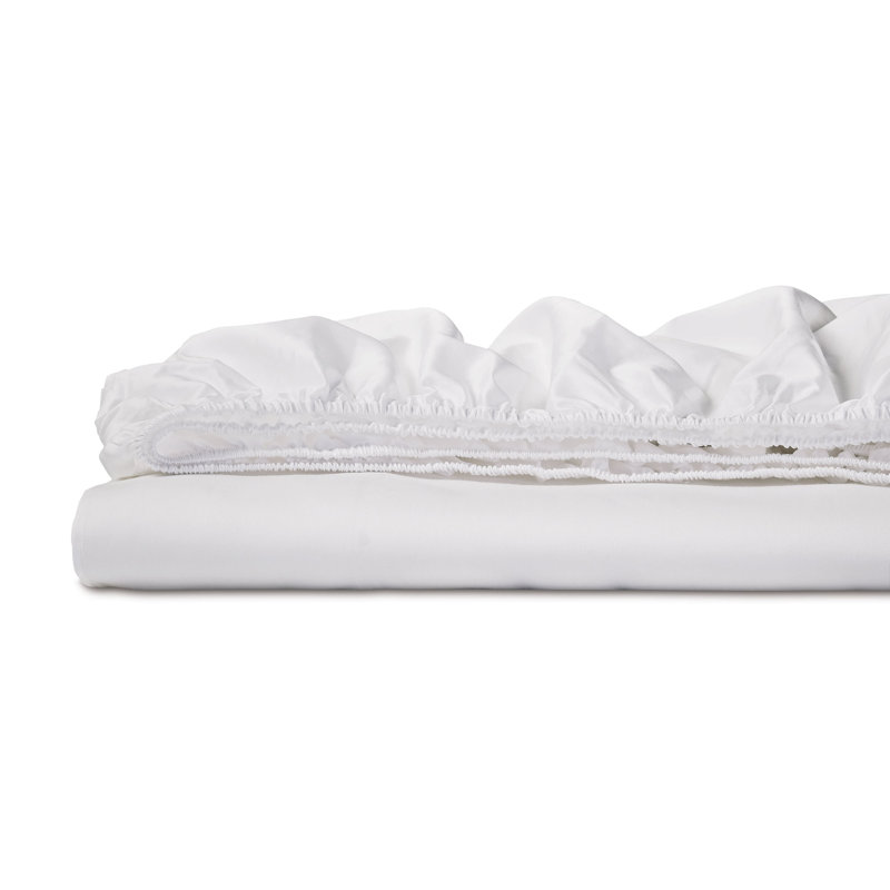 Meadow Egyptian Cotton Sateen Fitted Sheet, Twin XL Fitted Sheet