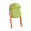 Asadullah Solid Wood Padded Stackable Folding Chair Folding Chair