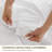 Bedsure Cotton Duvet Cover King - Luxury Slub Weave 100% Cotton Duvet Cover Set with a Linen Like Textured, Easy Change Durable Bedding Set 3 Pieces, Coconut White, 104" x 90"-117060337-116727415