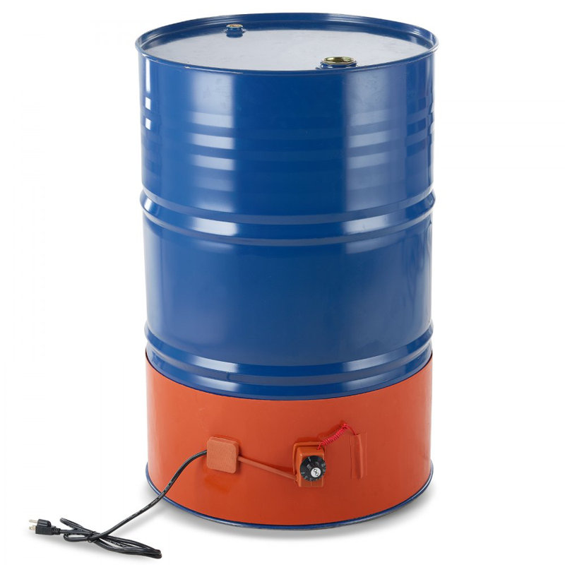 Chauffe-tambour 55 gallons, 1200 watts de largeur, 86-302? Réglable, H 2,36 po x l 68,5 po x P 9,84 po