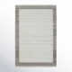 Kaylee Hand Turfed Wool Area Rug in Gray/Ivory