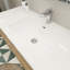 Amadora Single Bathroom Vanity with Wood, Acrylic Top-41870816