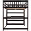 Lit mezzanine double pour chambre à coucher. Comprend sous le bureau et les tablettes. Chambre à coucher,. Sous le lit. Construire-1351939624-1351939638-1351939628