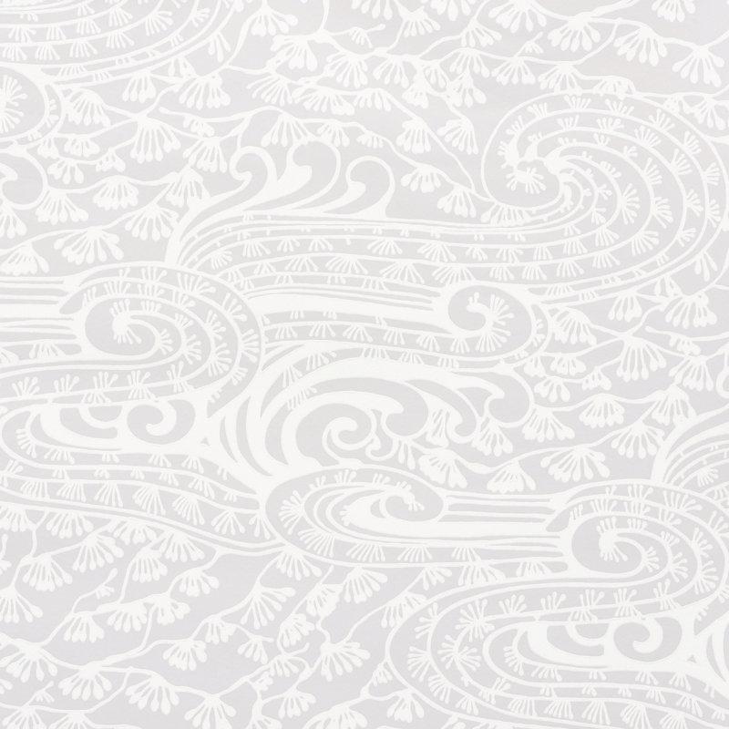 Papier peint Mizu, gris
