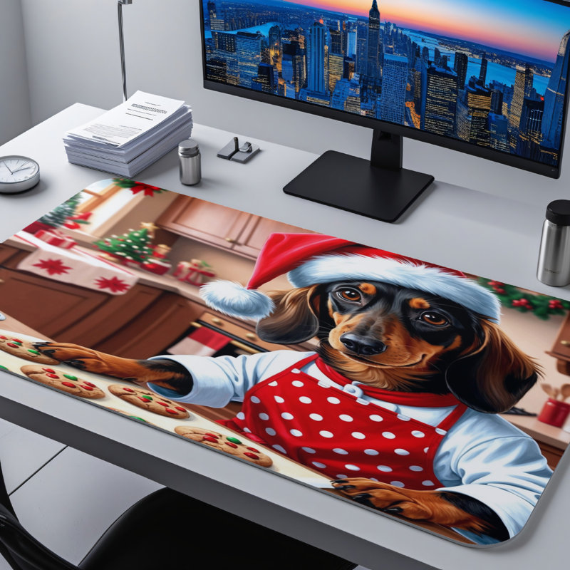 Polyester Desk Pad, 14.4x12.1