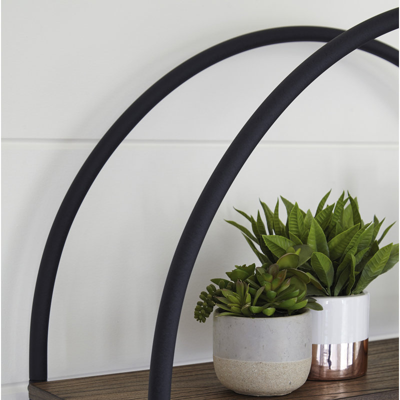 Étagère à livres en métal H 72,16 "x l 36" Risa