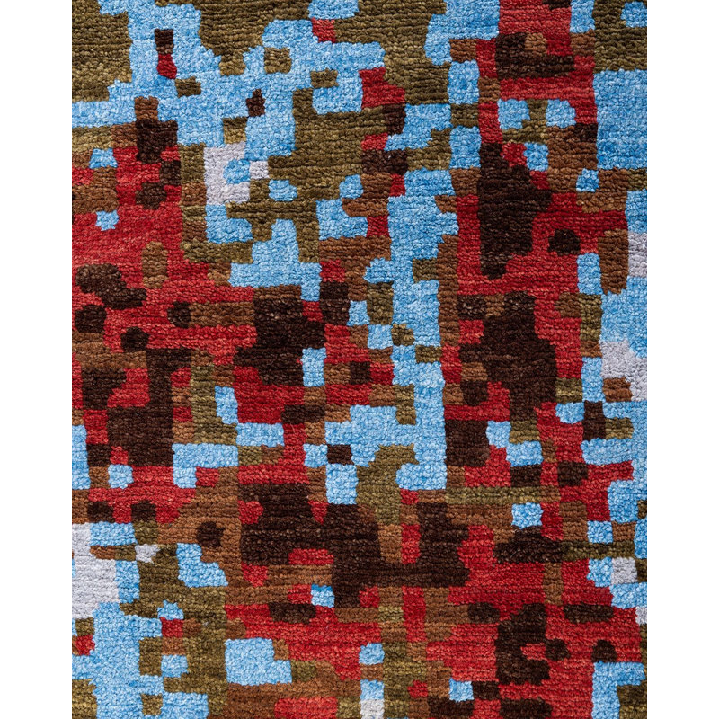 Overdyed One-of-a-Kind 8' 1" X 10' 0" Hand Knotted Area Rug