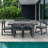 7-Piece HDPE Outdoor Dining Set With Weather-Resistant Patio Table And 6 Armless Chairs-1283330177