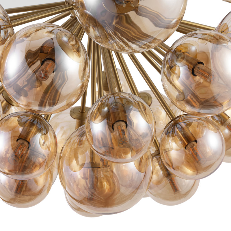 Maroney Glass Globe Chandelier