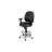 Backed Adjustable Height Ergonomic Lab Stool with Footring Wheels