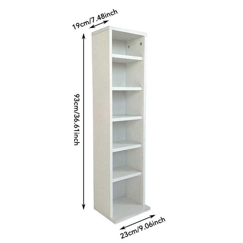 Solid Wood 93cm H Media Shelves