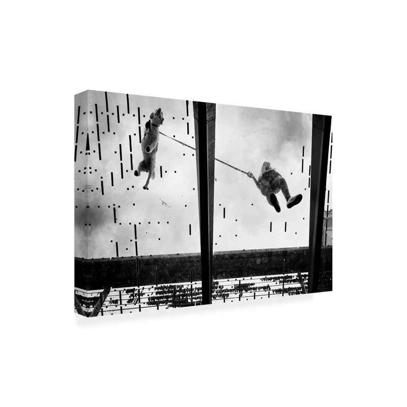 Art sur toile «bolologia», pont juridique, H 12 po x l 19 po