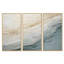 Minimalisme, vague bleue et grise, horizon I - ensemble de décorations minimalistes côtières-107755268-107755270