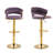Christal Swivel Upholstered Adjustable Height Counter Stool-688811034-699399532