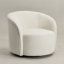 Fauteuil demi-tonneau pivotant Clcle-88388130