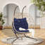 Double chaise à œufs avec support suspendu pour l'intérieur et l'extérieur-66404520-66404526