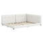 Grand lit plateforme tapissier beige avec port USB-2108515031