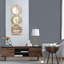 3 Mirror Piece Wall Mirror In  Rectangular Frame