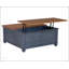 Table basse à plateau relevable de 40 pouces, sans assemblage requis, durable et élégante pour la vie moderne
