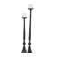 Ensemble de porte-bougies en aluminium-88632372