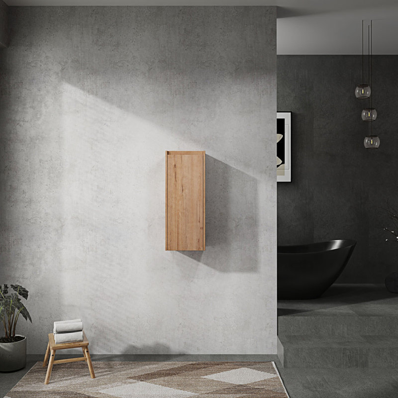 Float Mounting Design Bathroom Side Cabinet