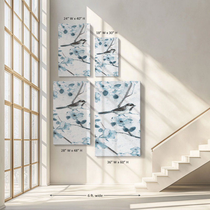 "Spring Sprung I" par Nan, reproduction sur toile, H 18 po x l 30 po x P 1 po