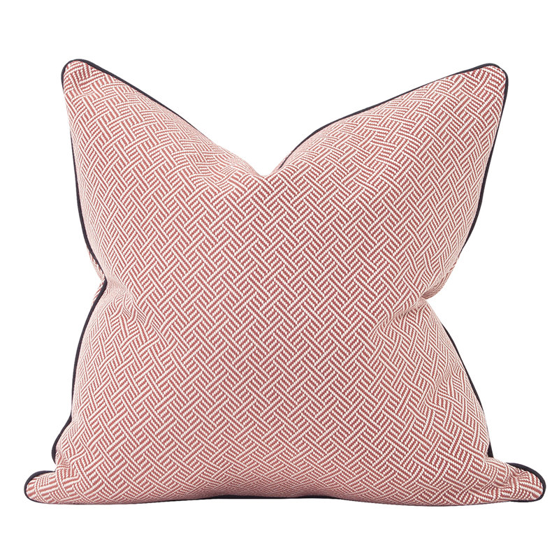  Housse de coussin géométrique 20 po, Vert, 20 po x 20 po