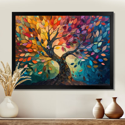 Arbre coloré de la vie II, art mural