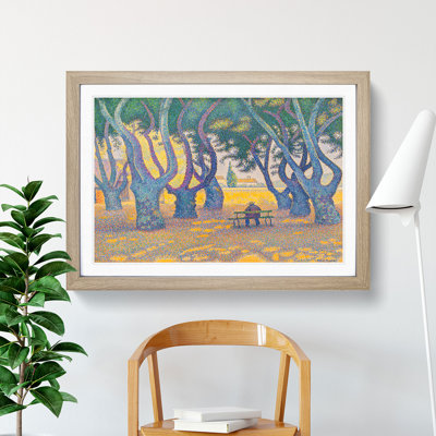 Place Des Lices by Paul Signac - Framed Print
