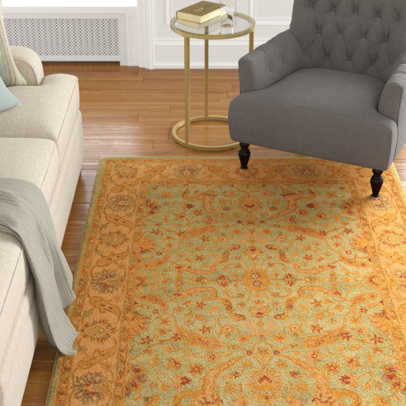 Tapis oriental en laine touffeté à la main Dunbar, Rectangle 9 pi 6 po x 13 pi 6 po