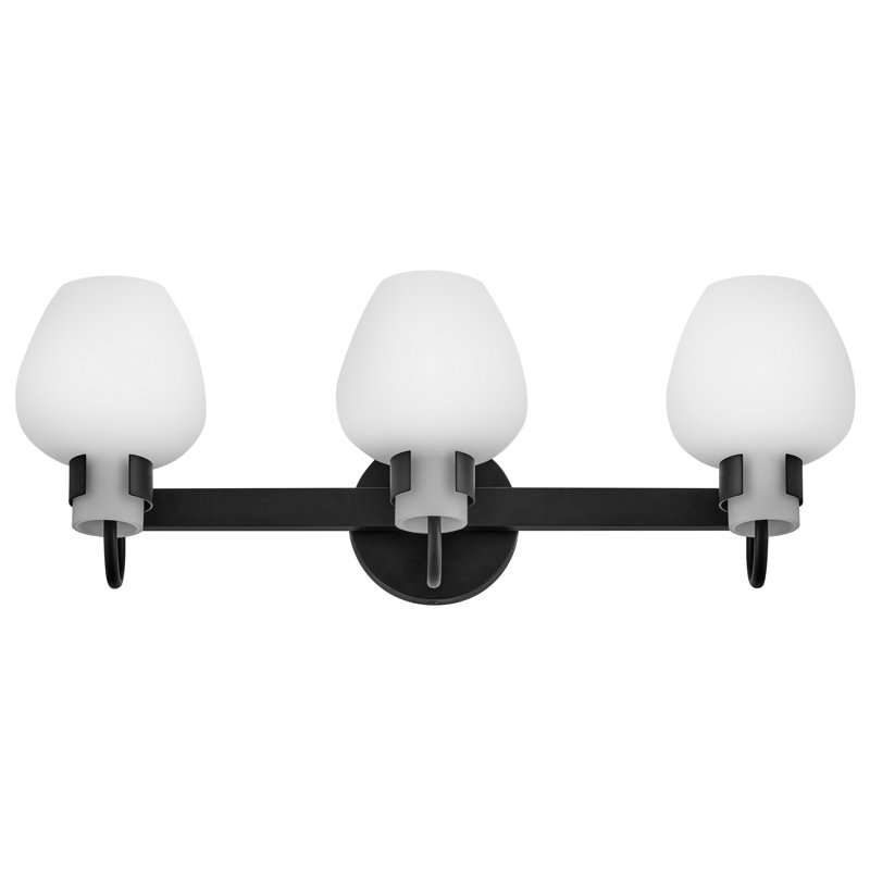 Éclairage pour meuble-lavabo Hinkley Sylvie, Oxyde noir texturé