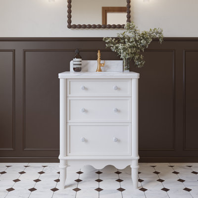 Meuble-lavabo en chêne naturel 30 po Juliette