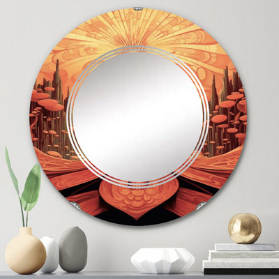 Villeta - Miroir mural moderne rond