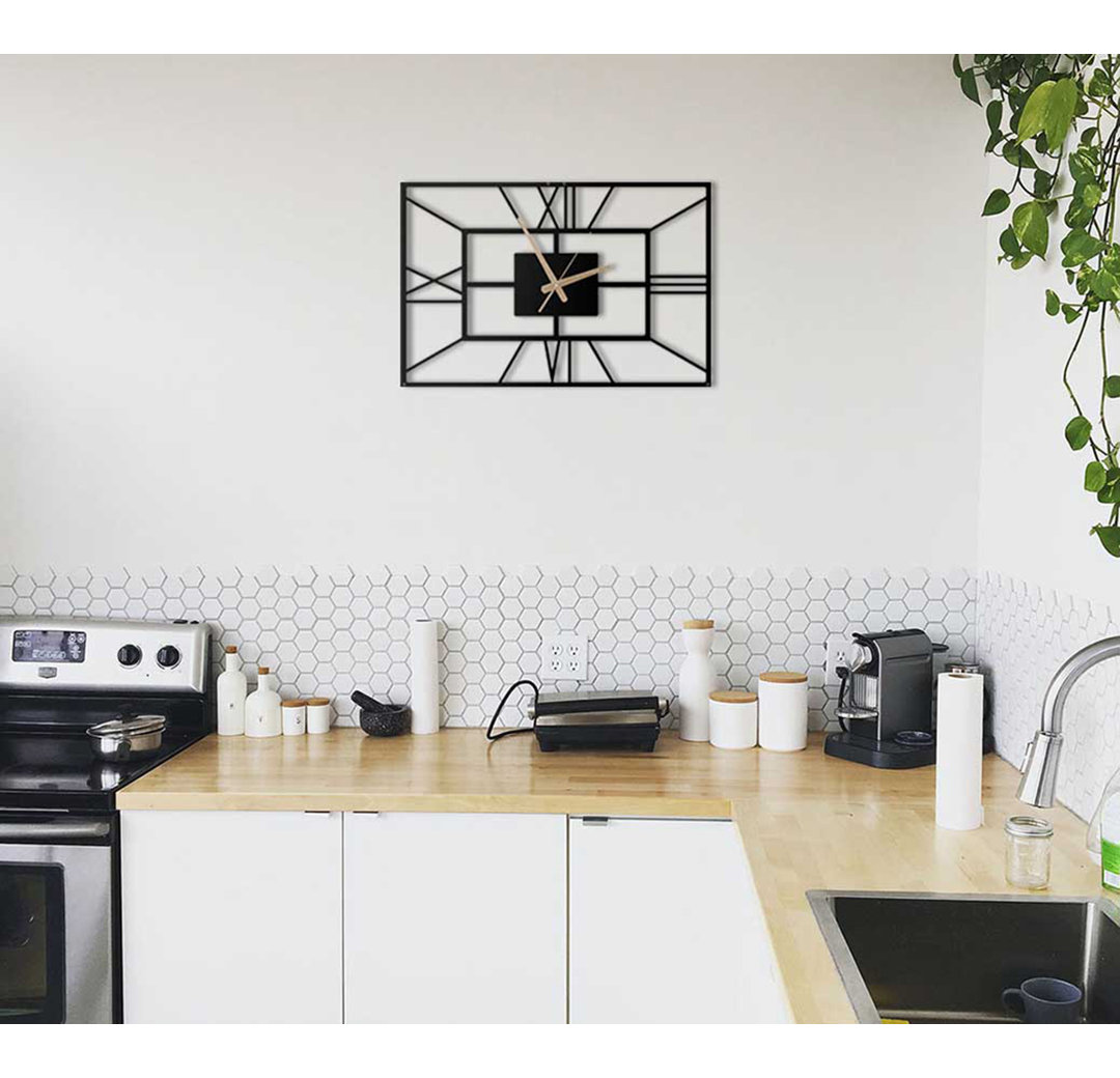 Oversized Ea Silent Wall Clock