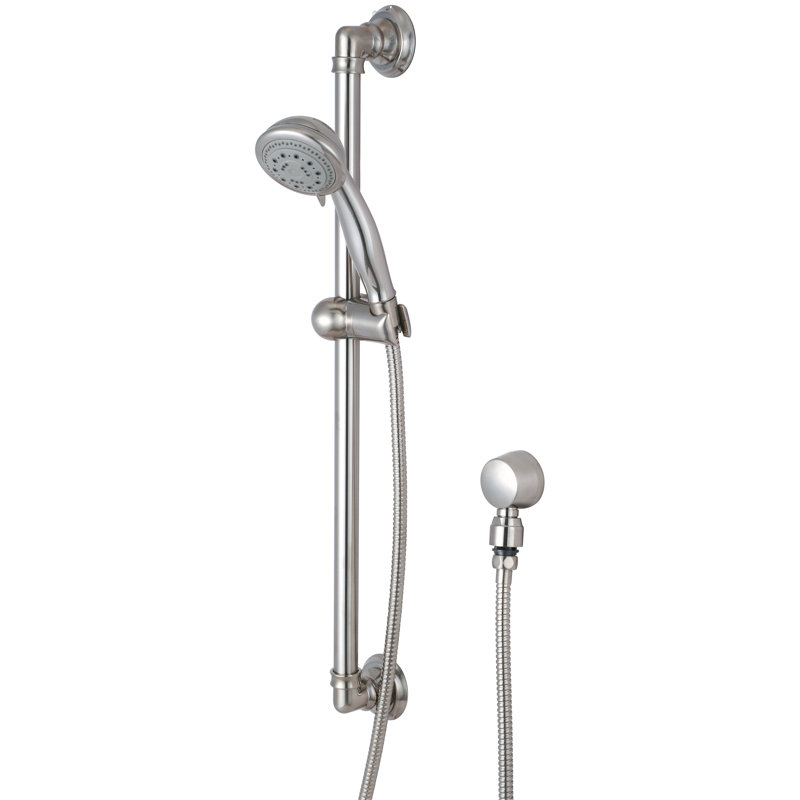 Pomme de douche portative Del Mar, Nickel brossé