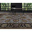 Crown Wool Oriental Area Rug in Blue/Black/Brown