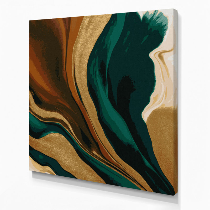 Art abstrait sur toile abstraite 69, H 12 po x l 12 po