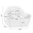 Compression 42.5" W Velvet Adult Bean Bag Chair With Storage Armrest-2109394221